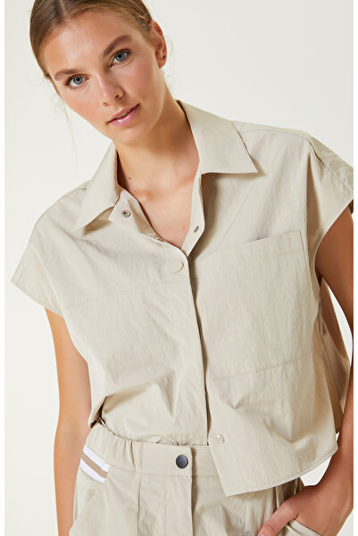 Network N-Tech Bej Gömlek