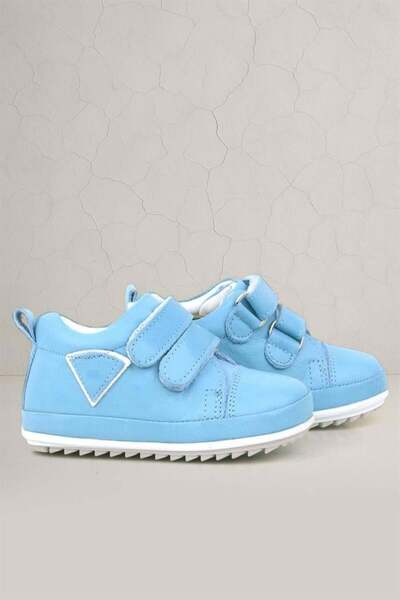 Rakerplus Scrat Genuine Leather Blue White First Step Shoes