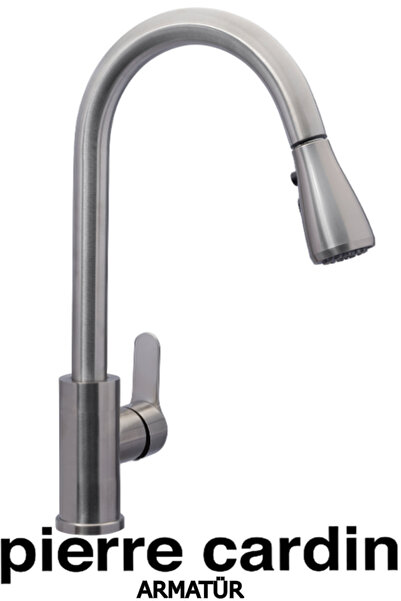 Pierre Cardin Inox Spiral Sink Armature