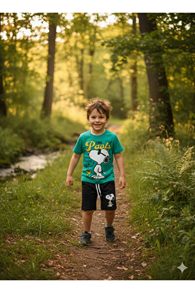 Birdirbir Комплект шорти за момчета, Snopy