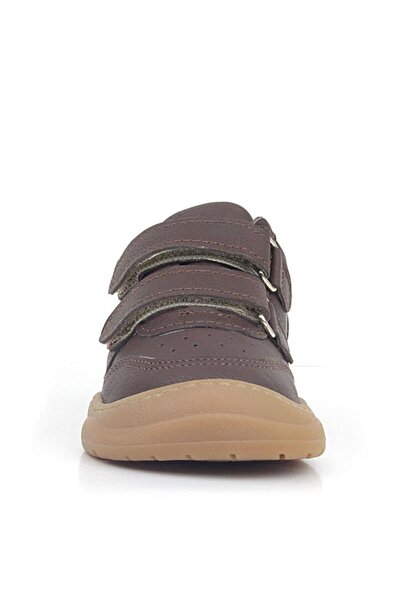 Rakerplus Schaggy Brown Genuine Leather Baby Sneakers