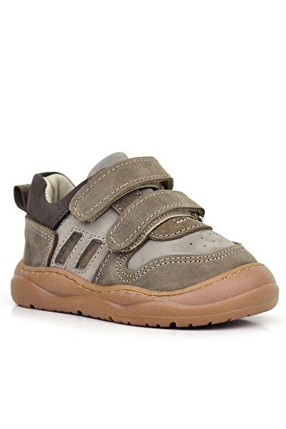 Rakerplus Schaggy Genuine Leather Sand Gray Baby Sneakers