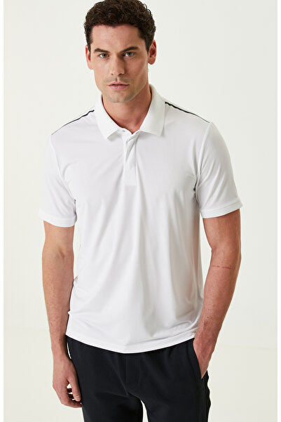Network N-Tech Beyaz Polo Yaka T-shirt