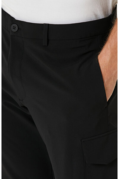 Network Siyah N Tech Kargo Pantolon