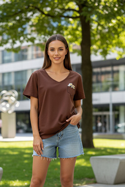 UNCİA OUTDOORS TRICOU BASIC UNISEX OVERSIZE CU IMPRIMEU DETAIL BUST MALKOÇBEY