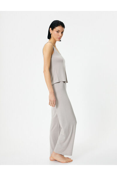 Koton Partea de jos a pijamalei Modal Talie elastică Picior obișnuit