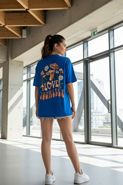 UNCİA OUTDOORS Μαλκοτσόμπεϊ μπλουζάκι με στάμπα  "αγάπα τον εαυτό σου "