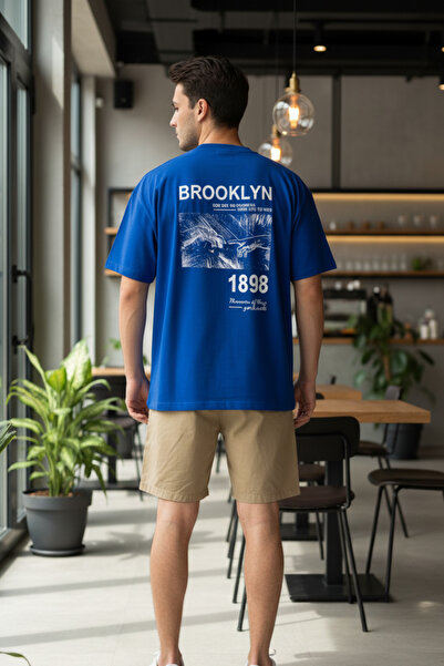 UNCİA OUTDOORS تي شيرت مطبوع عليه بروكلين من malkoçbey