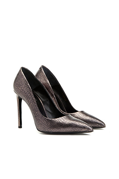 Network Bronz Deri Stiletto