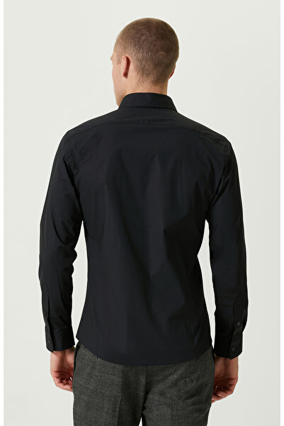 Network Çıtçıtlı Siyah Gömlek