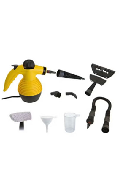 Denx منظف بخاري متعدد الأغراض 14 في 1 مع عصا طويلة 1200 واط وسعة مياه 350 مل