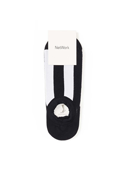 Network Lacivert Beyaz Erkek Bambu Çorap