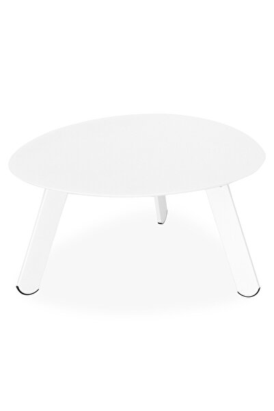 Maison Mex Set of 2 garden/patio coffee tables, GONZO, white