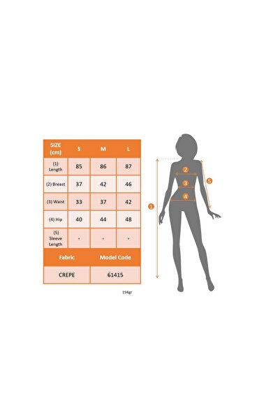 ARONA Γυναικείο φόρεμα με λουράκι με βαθύ V λαιμόκοψη με λεπτομέρεια Bird's Eye Janjan Crepe
