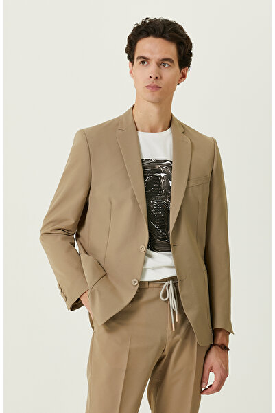 Network Camel Gofre Blazer Ceket
