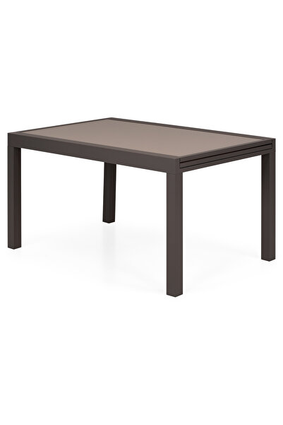 Maison Mex Extendable garden/patio table, LUCCA, L.135/270 W.90 H.75 cm, brown