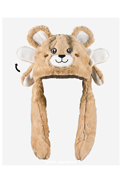 PIECE SIGNATURE Oynar Kulaklı Peluş Çocuk Bere