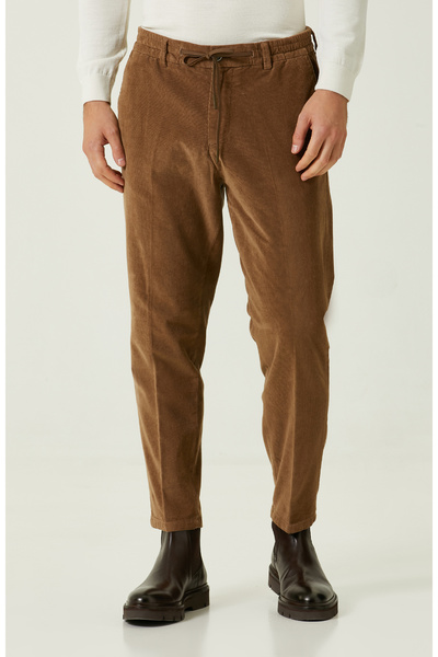 Network Camel Kadife Pantolon