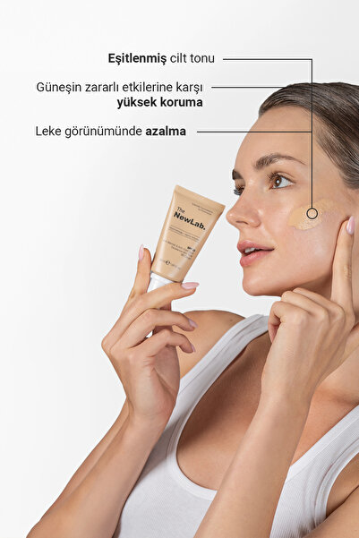 The NewLab Akne Ve Leke Karşıtı Cilt Tonu Eşitleyici Spf 30 Bb Krem-niacinamide+alpha Arbutin