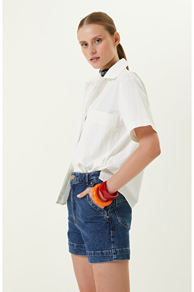 Network N-Tech Beyaz Kısa Kollu Gömlek