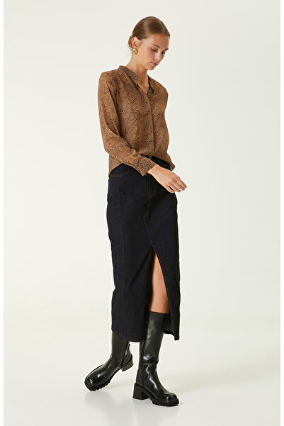 Network Siyah Desenli Gömlek