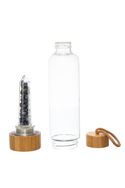 XTERRA Citrine crystal bottle 550 ml for abundance and positive energy