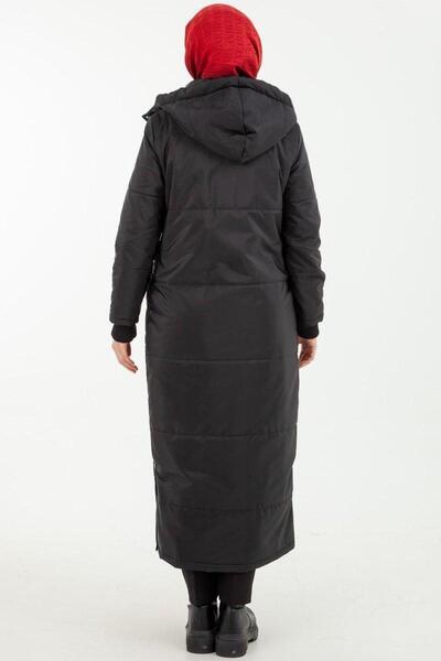 Armine Removable Hooded Quilted Coat
