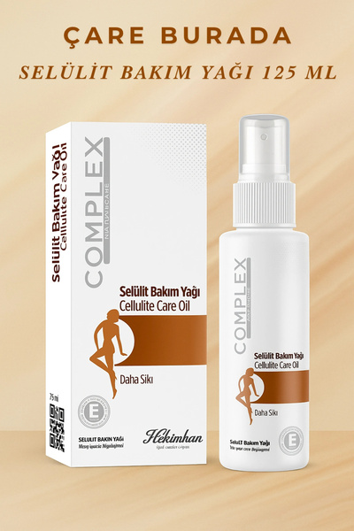 Hekimhan Selülit ve Çatlak Karşıtı Sıkılaştırıcı Bakım Yağı 125 ml