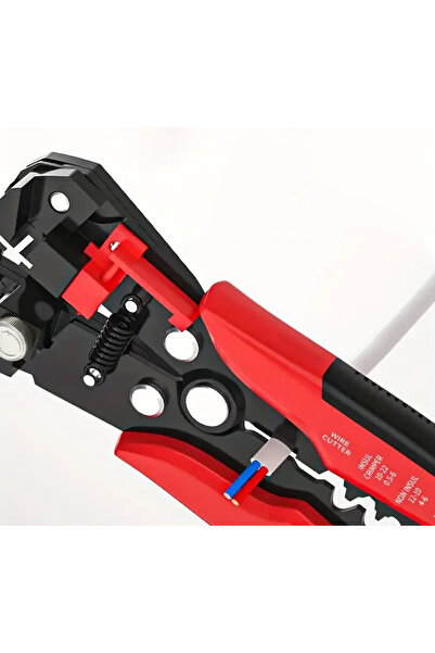 DepoMega 3 in 1 Otomatik Kablo Sıyırma Kesme Sıkma Pensesi Kendinden Ayarlı