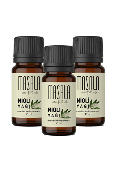 Masala Nioli Yağı 10 ml X 3 Adet Niaouli Oil %100 Saf Içerik
