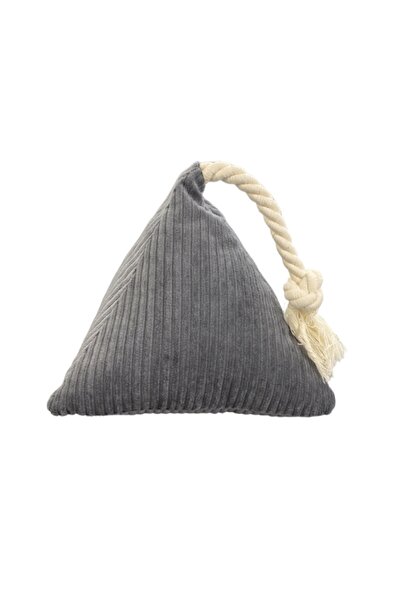 Furlo لعبة كلب بريزم ذات رباط مريح للحيوانات الأليفة باللون الرمادي مقاس 17 ×...