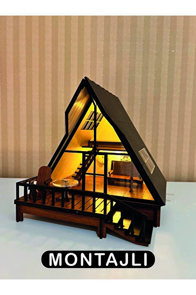 Demo Tasarım Maket Ev Bungalov - Dekor (MONTAJLI)