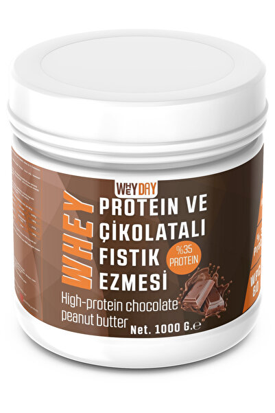 Mıstık Fıstık whey proteinli Fıstık Ezmesi Çikolata Aromalı 1 KG.