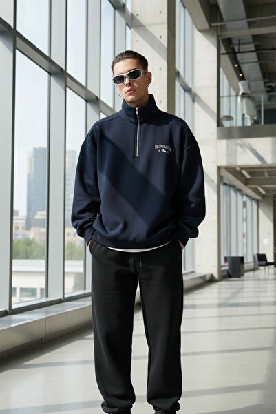 UNCİA OUTDOORS Vengeance Nebraska Printed - Unisex Oversize Φούτερ με ψηλό γι...