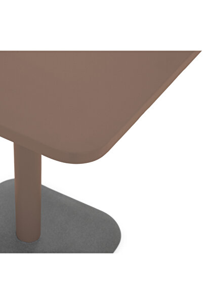 Maison Mex Masa patrata gradina/terasa, VICENTE, L.70 l.70 H.72,5 cm, maro/gri