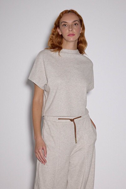 BABOKAH Dik Yaka Boxy Yumoş Üst