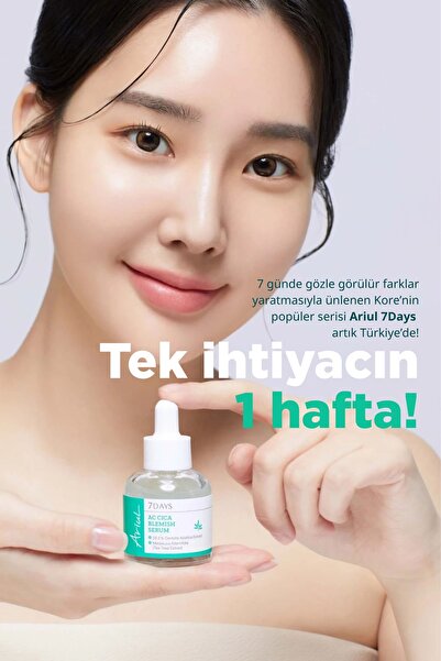 Ariul 7 Days AC Cica Blemish Serum 20ml - %30 Centella Asiatica & Salisilik Asit Vegan Serum