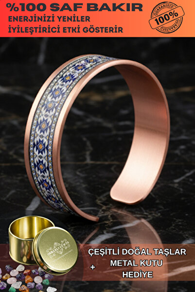 OSMANLI GÜMÜŞ Kadın Bakır Bileklik - Formacha Model Özel Baskı Metal Kutu Ve ...