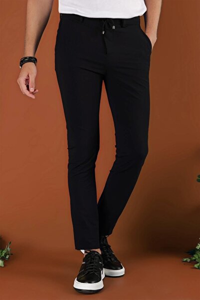 Efor P 1121 Slim Fit Siyah Spor Pantolon
