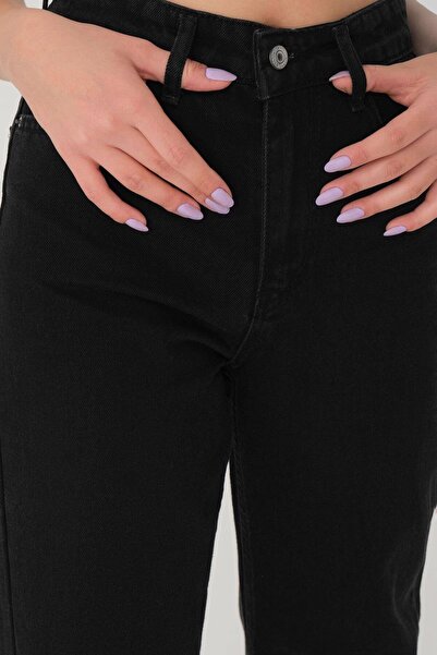 Addax Джинси з високою талією і широкими штанинами PN1077-PNF