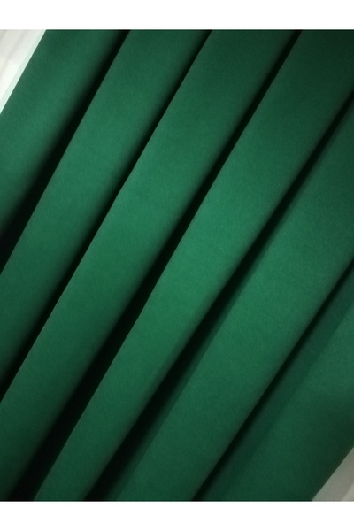 Karesi Σκούρο πράσινο μονόπτερο κουρτίνα φόντου με εξτραφόρες επίπεδης τοποθέτησης - 9207