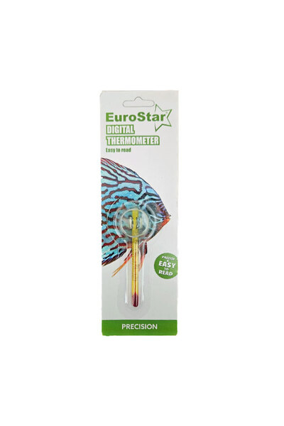 EuroStar Sarı Cam Cıvalı Derece 6 cm