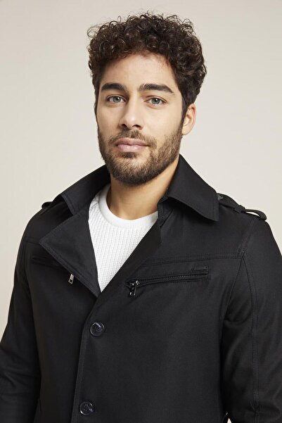 Efor KA 066 Slim Fit Siyah Spor Kaban