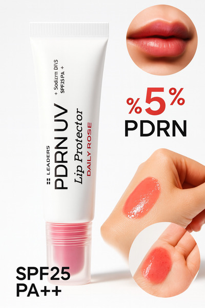 Leaders Dudak Bakımı %5 PDRN UV Koruyucu, Nemlendirici ve Besleyici Lip Gloss – Daily Rose SPF25