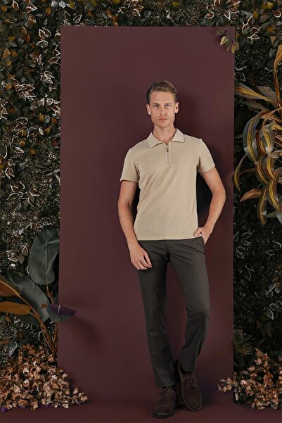 Efor P 1136 Slim Fit Kahve Klasik Pantolon