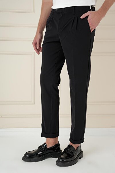 Efor P 1162 Slim Fit Siyah Klasik Pantolon