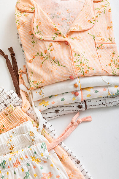 nisaNCa Long Sleeve Shirt Collar Women's Pinterest Pajama Set - Seasonal Women's Pajamas- Plus Size Range