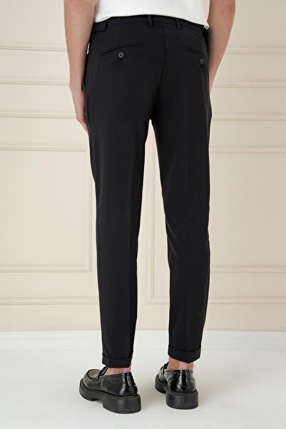 Efor P 1162 Slim Fit Siyah Klasik Pantolon