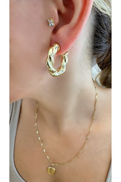 XUPING JEWELRY Spiral Desen Model Küpe