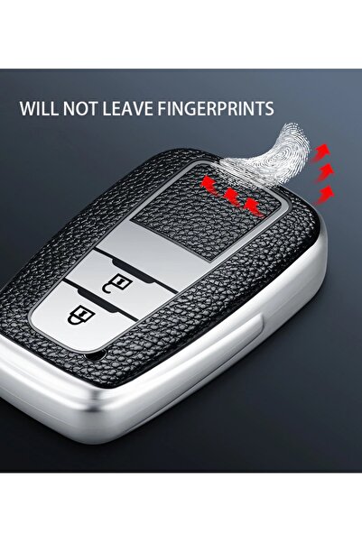 OEM Husă argintie pentru cheie Toyota Camry Prius Corolla C-HR CHR Prado 2018 Rav 4 cu 2 butoane